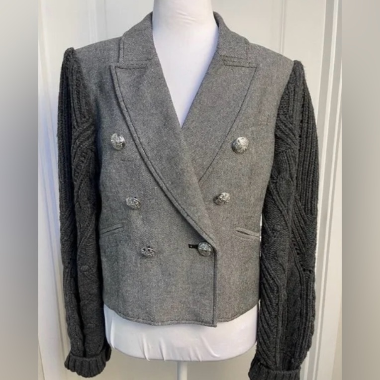 Eamon Jacket In Grey Multi